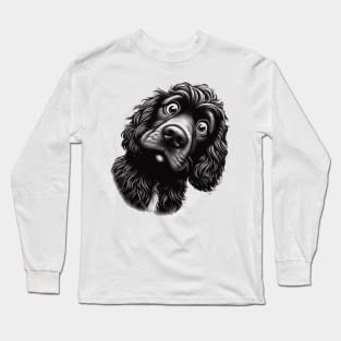 boykin spaniel confused Long Sleeve T-Shirt